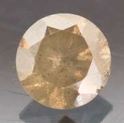 Stunning 0.34ct smooth cut pinkish gray Diamond solitaire