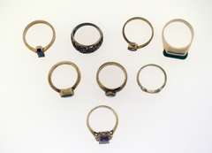 Sterling Silver Ring Lot