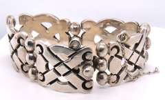 Vintage Sterling Silver Mexico Bracelet
