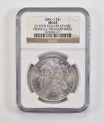 MS63 1884-O Morgan Silver Dollar Olathe Dollar Hoard Treasury Bags NGC