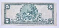 1902 $5 St. Louis Republic National Bank National Currency Large Note
