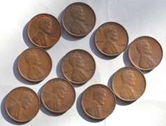 10 Sharp 1910 Lincoln Cents