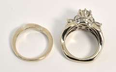 Impressive White Gold Diamond Wedding Set