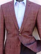 Wool & Silk Fabric, Slim Fit Sport Jacket by Galante