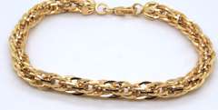 Elegant Yellow Gold Twisted Bracelet