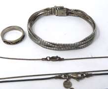 Group Lot of Vintage Sterling Silver Jewelry