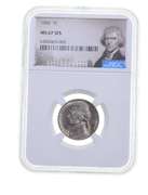 MS67 1950 Jefferson Nickel - 5FS - Graded NGC