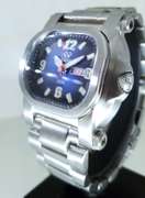 Reactor men’s Photon watch 200M diver blue sun-ray dial day date function