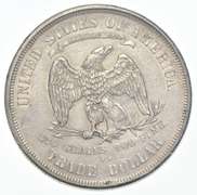 1874-CC Seated Liberty Trade Dollar