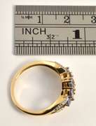 Pretty Modern Iolite Cluster Ring