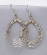 Vintage Sterling Silver Dangle Earrings