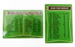 2 Walter Payton Football Cards