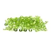 Diamond cut! Unheated! 5.21ct Peridot set