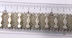 Vintage Sterling Silver Woven Necklace
