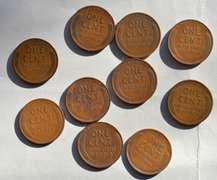10 Sharp 1931 D Lincoln Cents