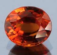 Amazing red orange color in this 2.78ct Garnet