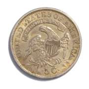 Very Very Near Unc 1834 Bust Half Dime