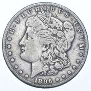 1896-S Morgan Silver Dollar