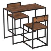 Steel Wood Office Desk and Chair Combination