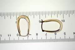 Sterling Silver Hoop Drop earrings