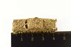 14K Yellow Gold Ornate Car Elaborate Scroll 1950's Car Charm/Pendant