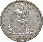 1881 Seated Liberty Half Dollar