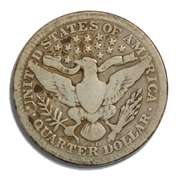 1901 O Barber Quarter