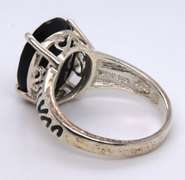 Sterling Silver oval Cut Gemstone Ring