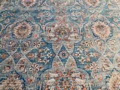 STUNNING VINTAGE REPRO DESIGN RUG 8x11