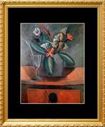 Pablo Picasso, Flowers In A Gray Jug