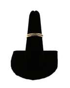 Wonderful 14k Gold Channel Set Diamond Ring