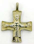 Vintage Kopi Denmark Sterling Cross Pendant