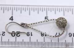 Lot of 2 Dangle Earrings in Sterling Silver