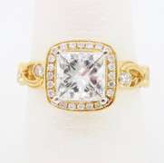 18k Simon G Diamond Engagement Ring