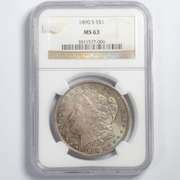 1890 S NGC MS 63 BU Morgan Dollar
