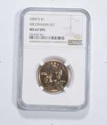 MS67 DPL 2000-D Sacagawea Dollar - Millenium Set - Graded NGC