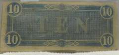 Confederate: 1864 $10 Richmond, circ, signed & numbered