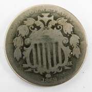 1869 U.S. Shield Nickel