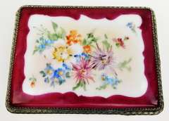 Elegant Pairpoint & Handpainted Porcelain Box