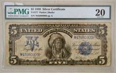 $5 Indian Chief $5 Silver Certificate PMG VF 20