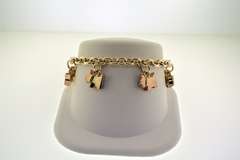 Vintage Agatha Paris Chain Charm Bracelet