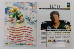 2 Brett Favre Football Cards