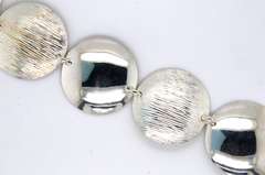 Sterling Silver Thailand Disc Link Bracelet