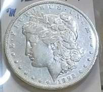 1892 Morgan Dol  circ  harder date