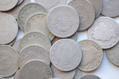 10 Each 1893 1896 1897 &1899 V Nickels