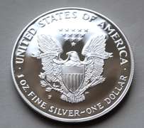 1999 Proof Silver Eagle With Box &Paper