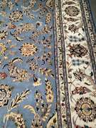 FINE SILK & WOOL KASHAN RUG 8x10.4