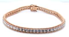 Sterling Silver CZ Tennis Bracelet