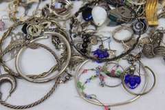 Group Lot of Sterling Silver Jewelry
