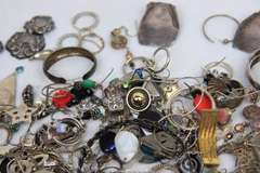 Group Lot of Sterling Silver Jewelry